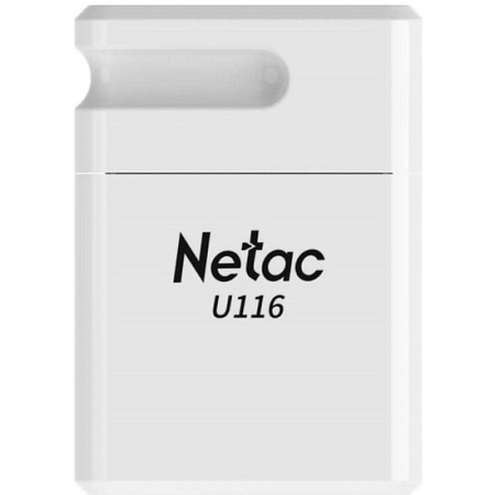 Флешка Netac U116 64 ГБ, белый